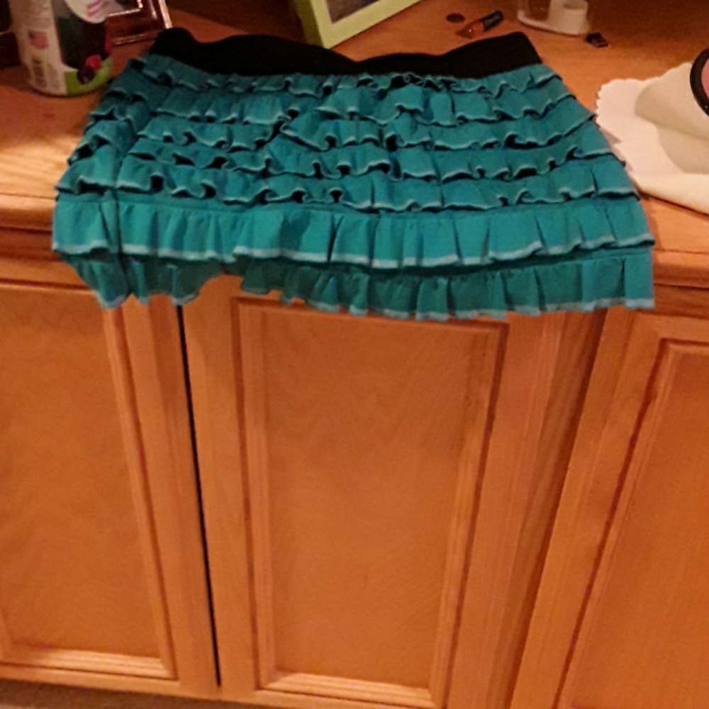 Blue Frilly Skirt